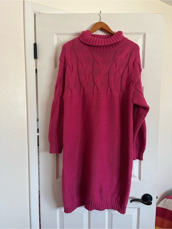 StitchDrop Sweaters - Stitch Drop • Cable Knit Cowl Neck Sweater Dress